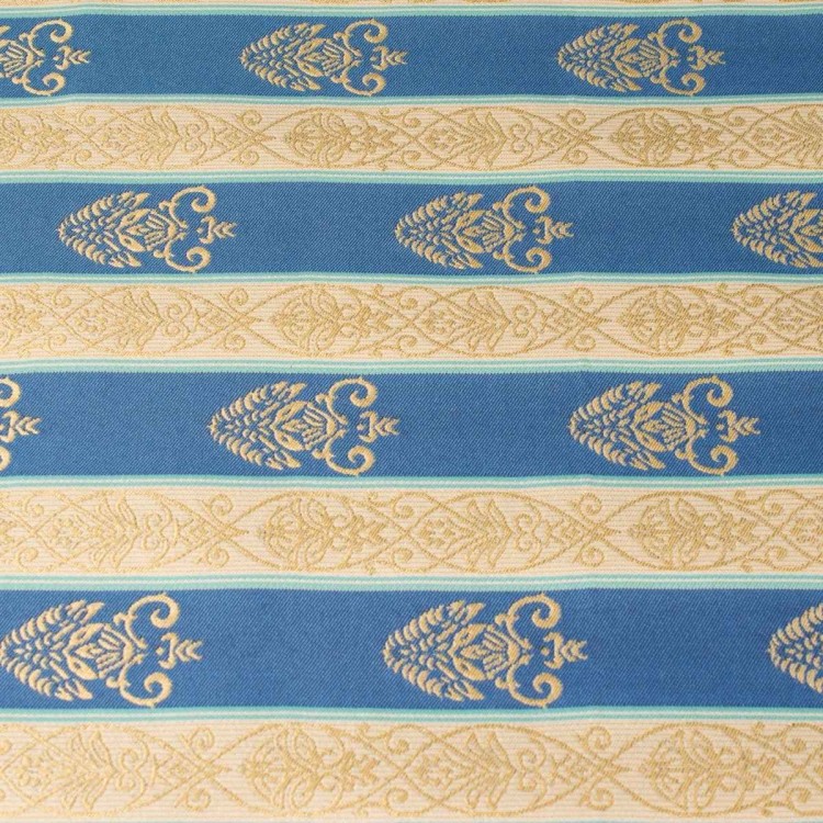 Vega niebieska – tkanina tapicerska, widok całościowy