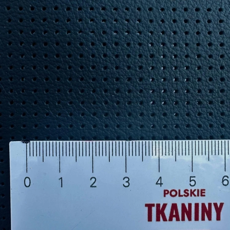 Perforowana skóra samochodowa zdjęcie z miarą .jpg