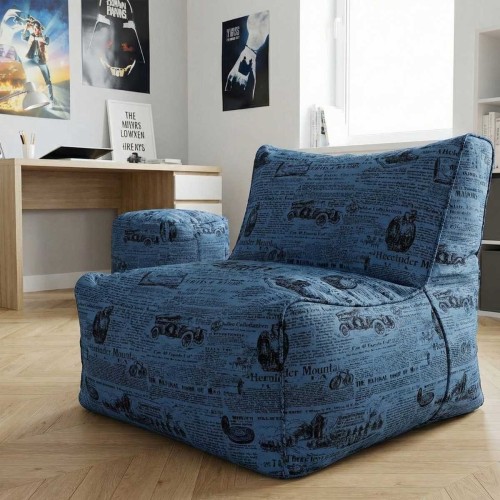 Oldpress niebieski aranżacja