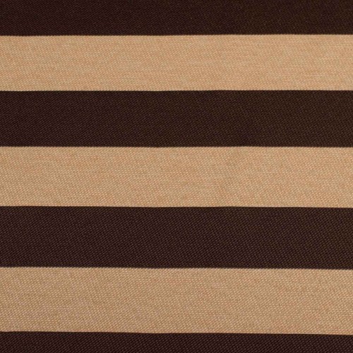 Brązowy materiał tapicerski w pasy Rokoko, wytrzymała tkanina na obicia foteli i kanap