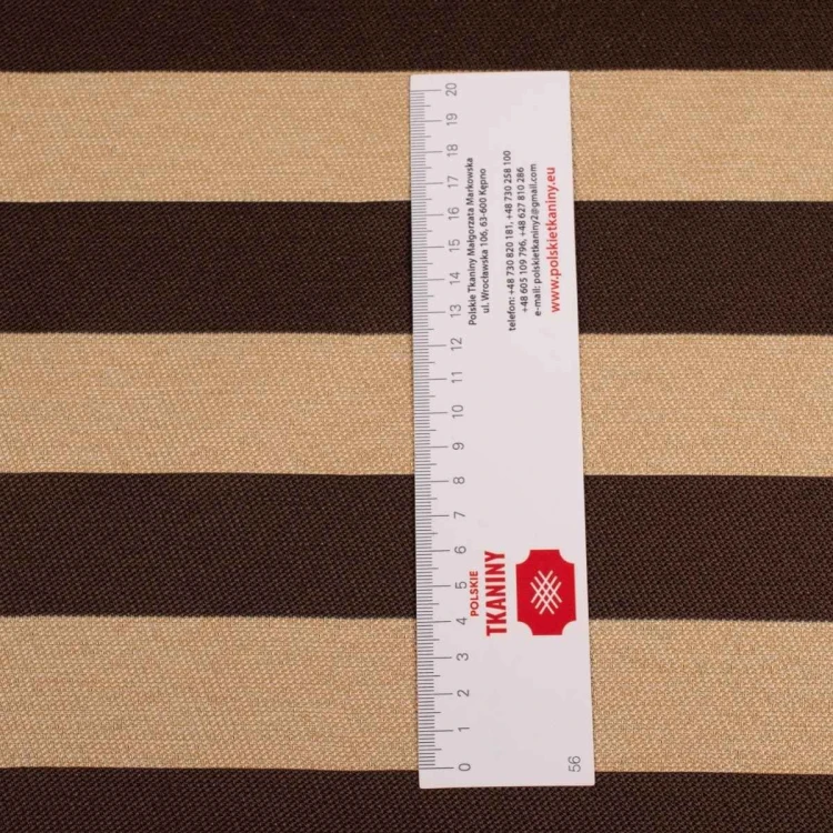 Grafitowy materiał tapicerski w pasy Rokoko, wytrzymała tkanina na obicia foteli i kanap