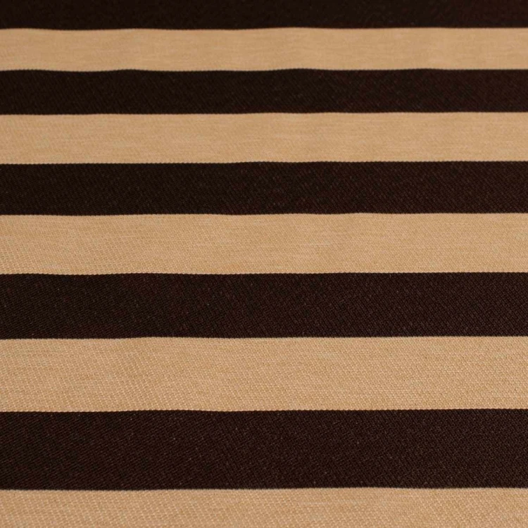 Grafitowy materiał tapicerski w pasy Rokoko, wytrzymała tkanina na obicia foteli i kanap