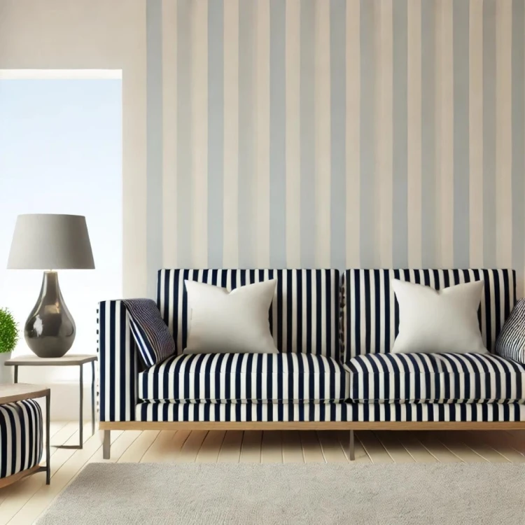 Rokoko czarno-białe mebel